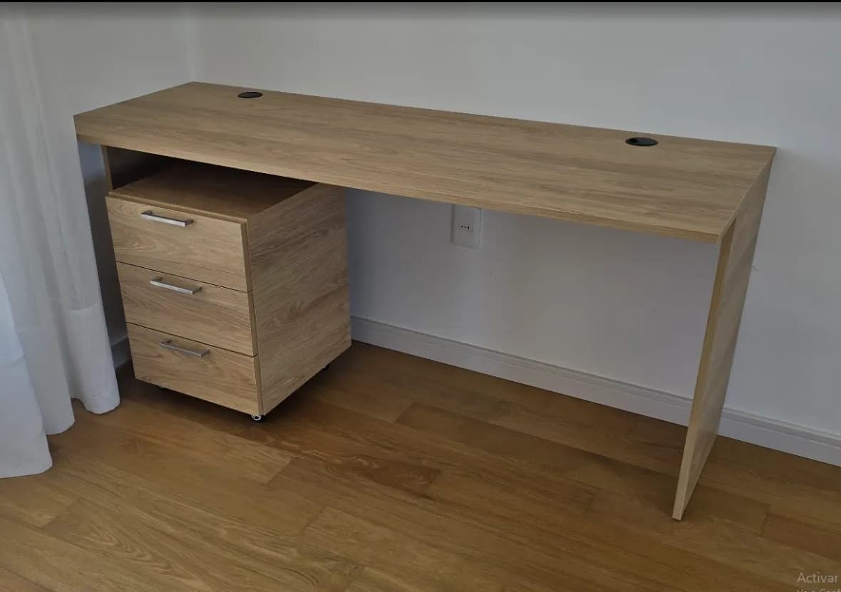 Escritorio Duo Workspace - Edición Roble Natural