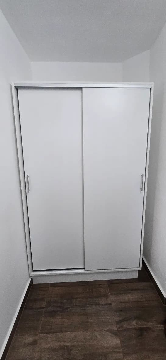 Placar a medida 2 puertas corredizas melamínico blanco