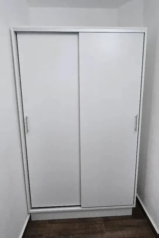 Placar a medida 2 puertas corredizas melamínico blanco