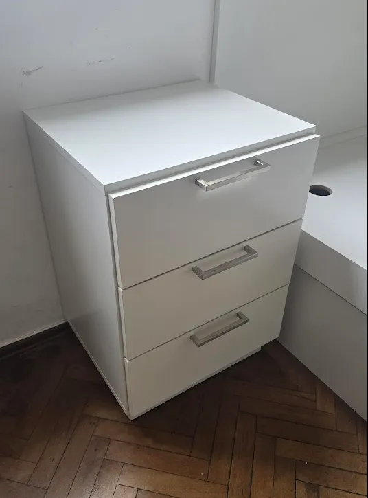 Cajonera Auxiliar - Serie Minimal White